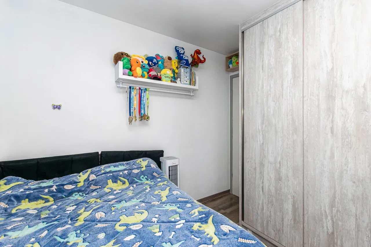 2-bedroom apartment with a washing machine in Curitiba — photo 6