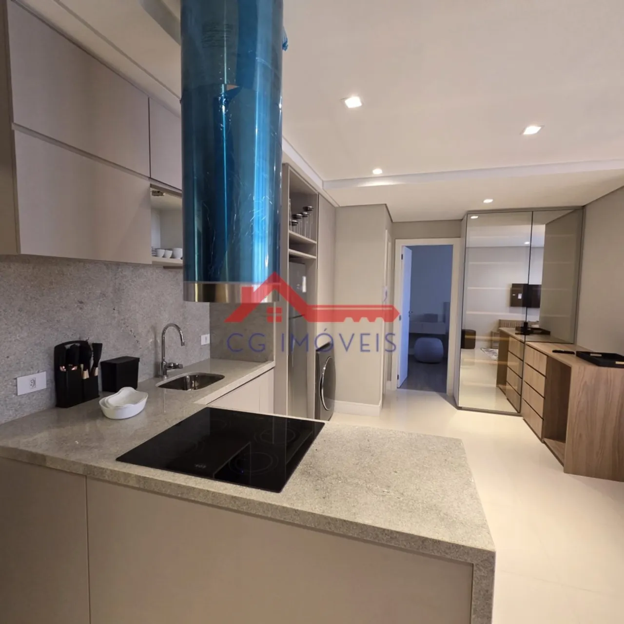 Furnished 1-bedroom apartment with an integrated kitchen — photo 5