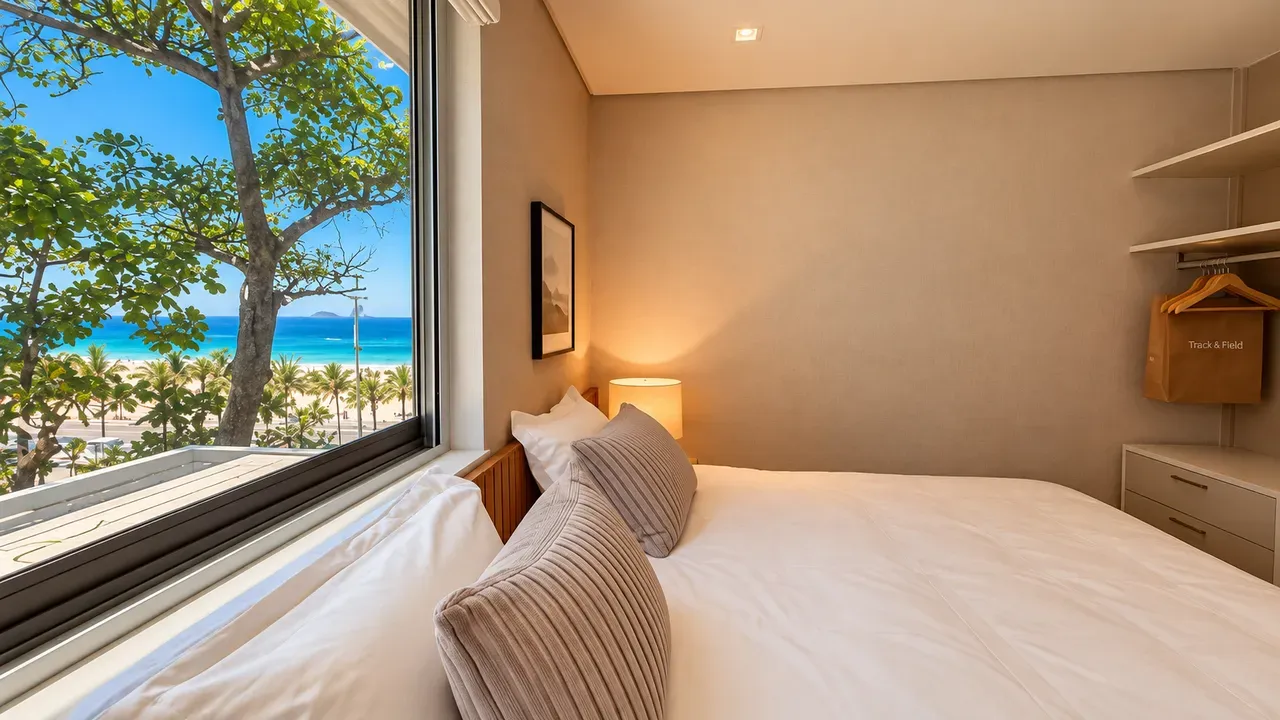 Furnished apartment, 157 m², with floor-to-ceiling windows — photo 9