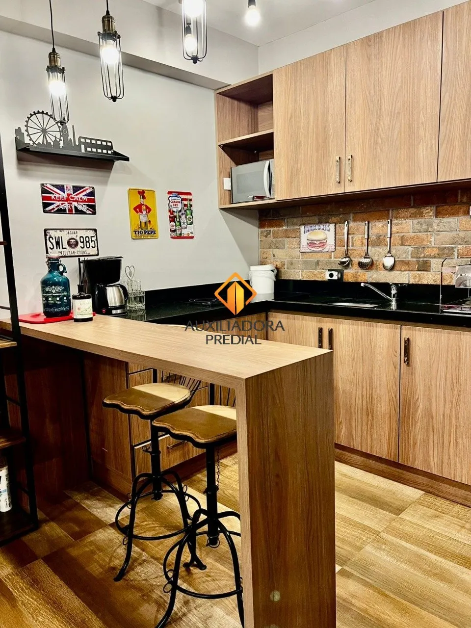 Furnished studio with 1 bedroom, 60 m² and open kitchen — photo 4