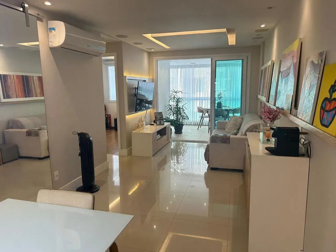 Furnished 93 m² apartment with 3 bedrooms and 1 parking — photo 15