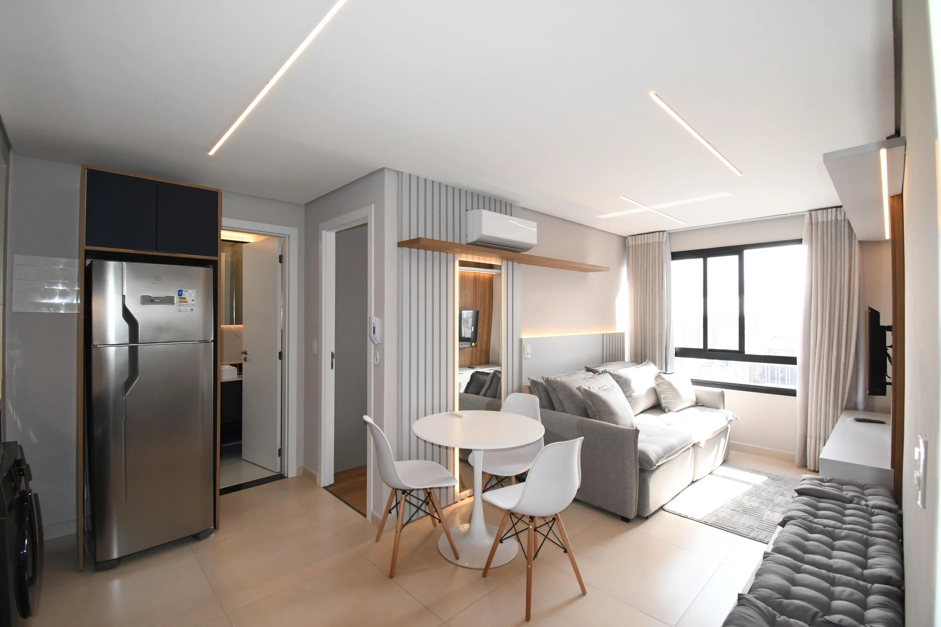 Furnished apartment, 47 m², with a washing machine — photo 15