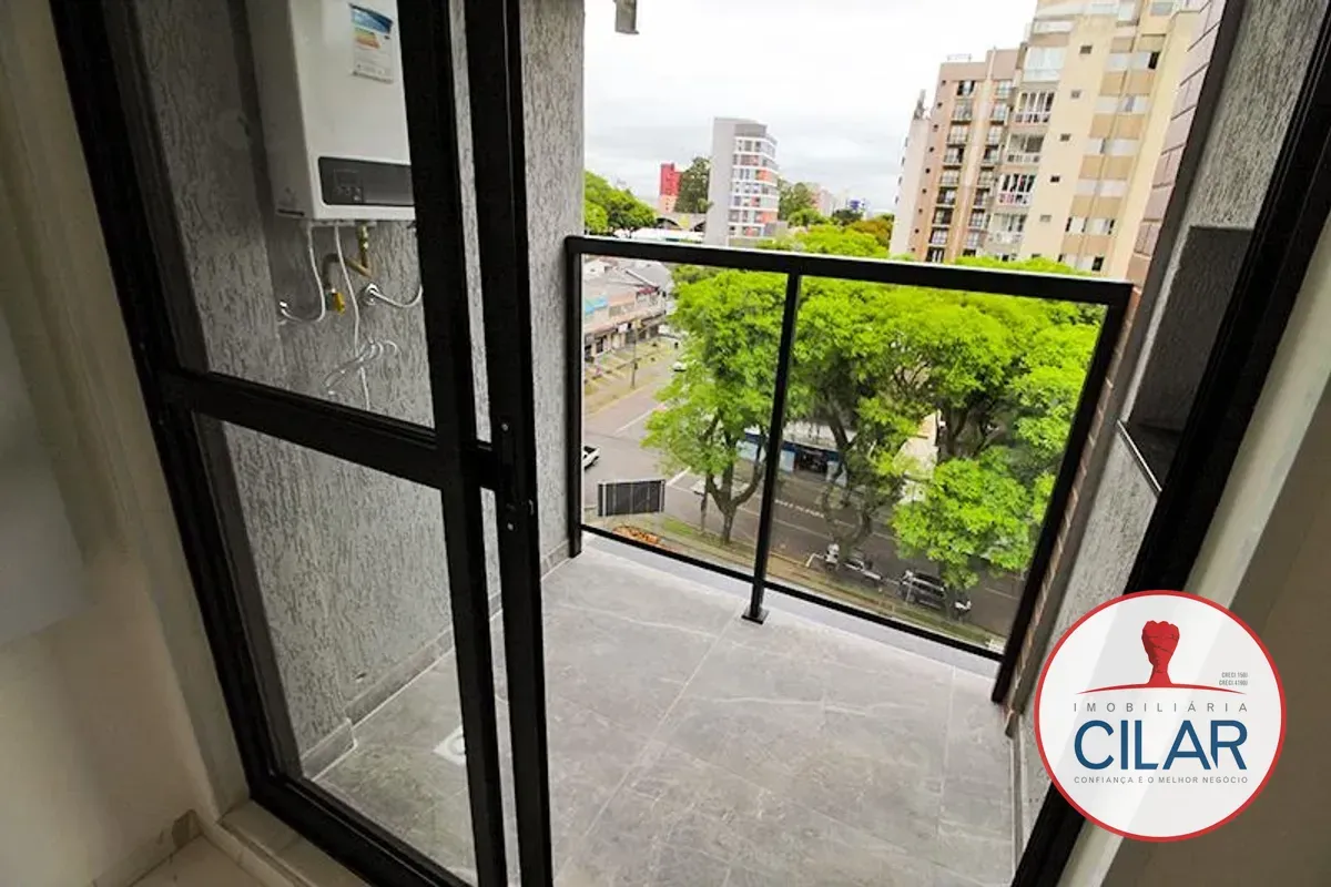 1 quarto e varanda envidraçada: apartamento de 33 m² — photo 2