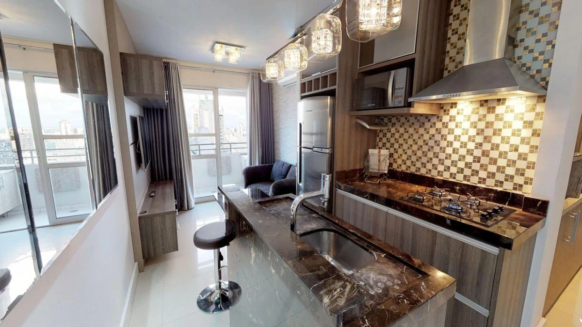 48 m² apartment with a home office and a washing machine — photo 14