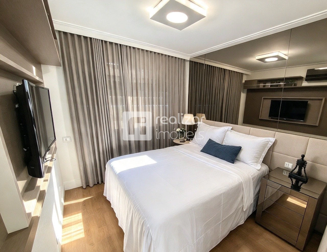 Furnished apartment, 90 m², with a washing machine — photo 12