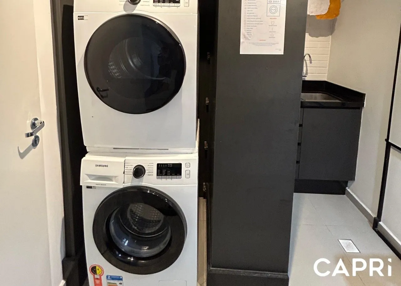 One-bedroom apartment with a washing machine in Curitiba — photo 14