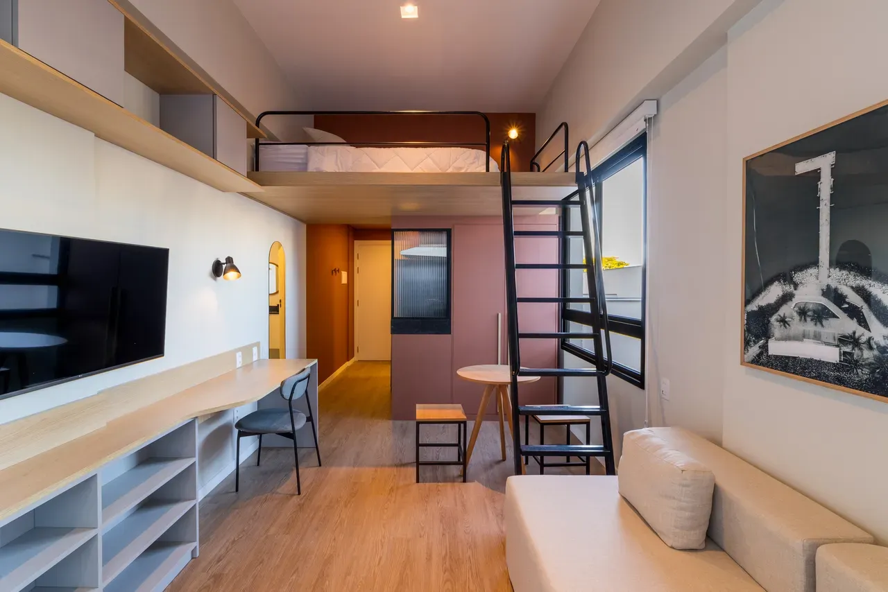 Furnished 30 m² apartment with 1 bedroom, 1 bathroom, floor 1