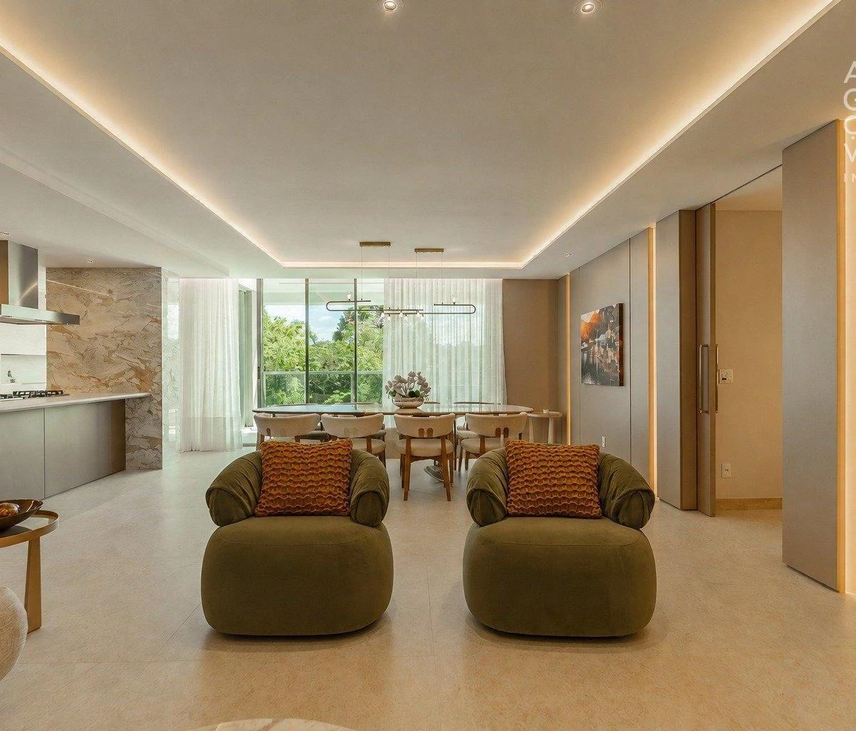 Furnished apartment with 3 en-suite bedrooms and 4 parking — photo 33