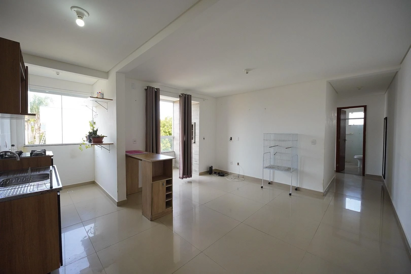 Квартира 65 м² с грилем на балконе и застеклённым балконом — photo 22