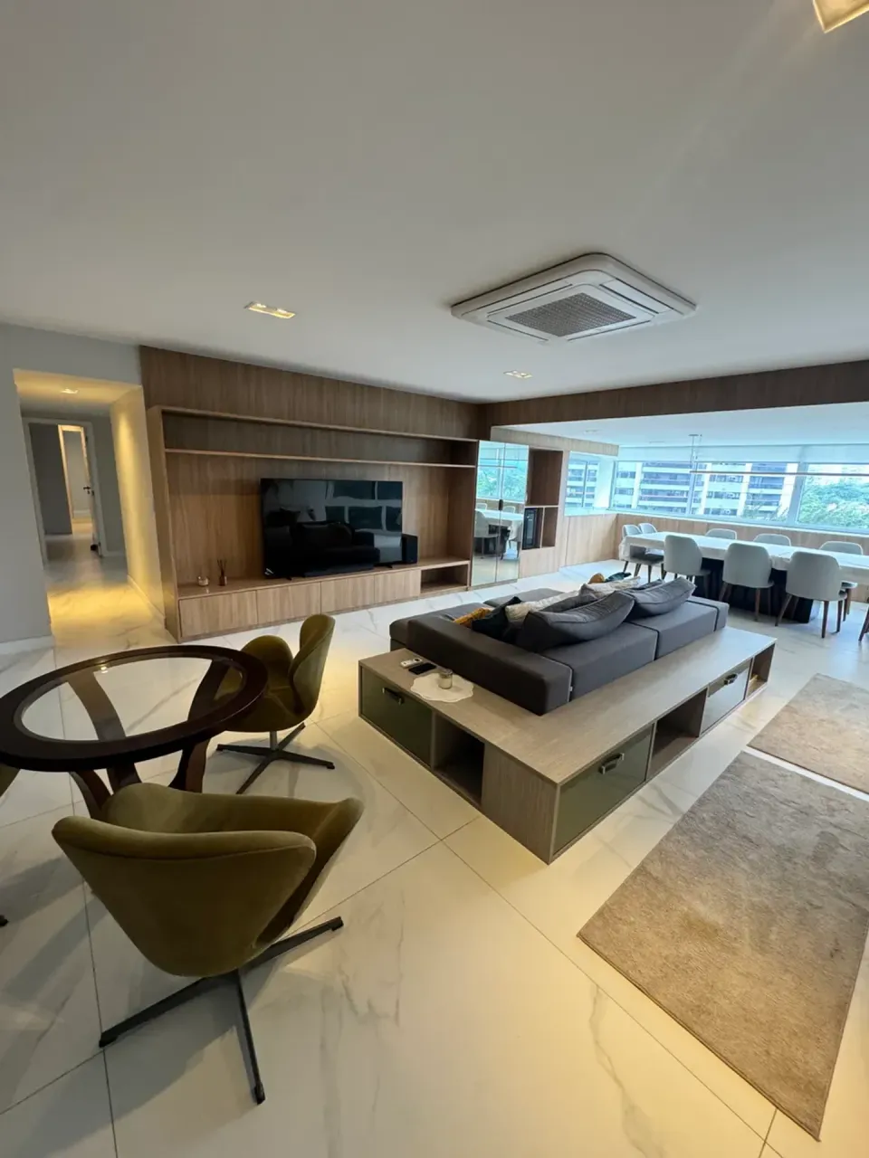 Apartamento mobiliado, 200 m², com janelas do piso ao teto — photo 10