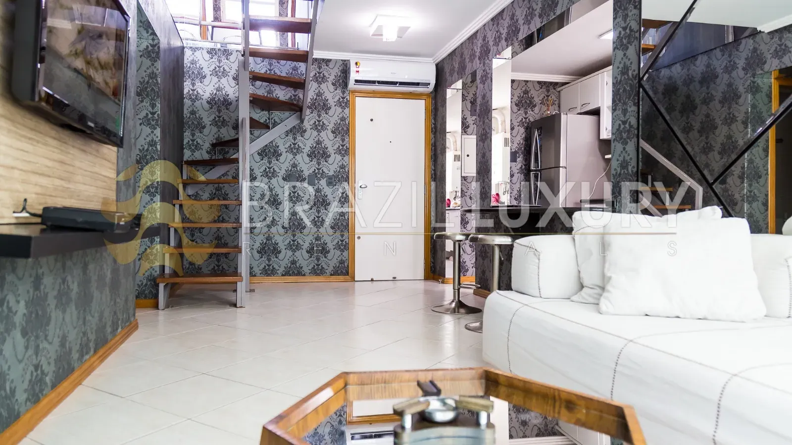 Меблированная квартира 87 м²: 2 спальни и 2 ванные
