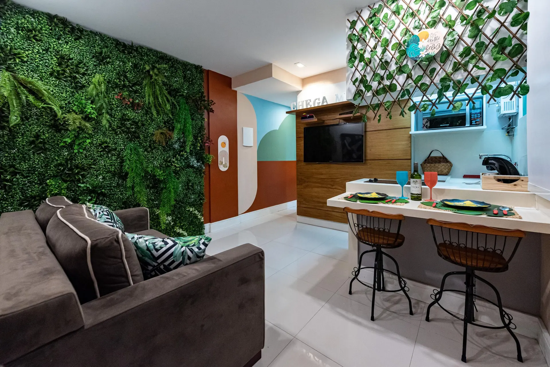 Furnished 1-bedroom apartment with 30 m² — photo 7