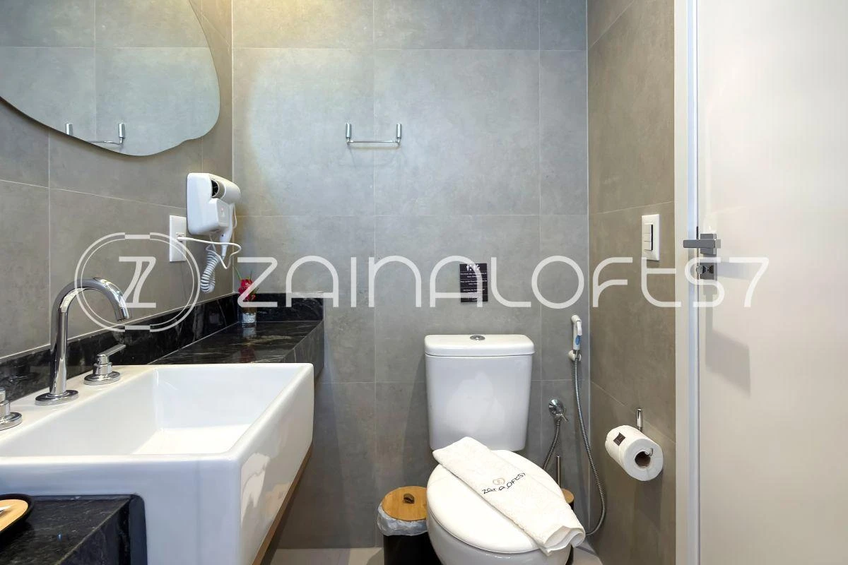 Apartamento mobiliado de 58 m² com 1 suíte e varanda fechada — photo 42