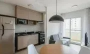Apartment on the 12th floor with a washing machine — photo 10
