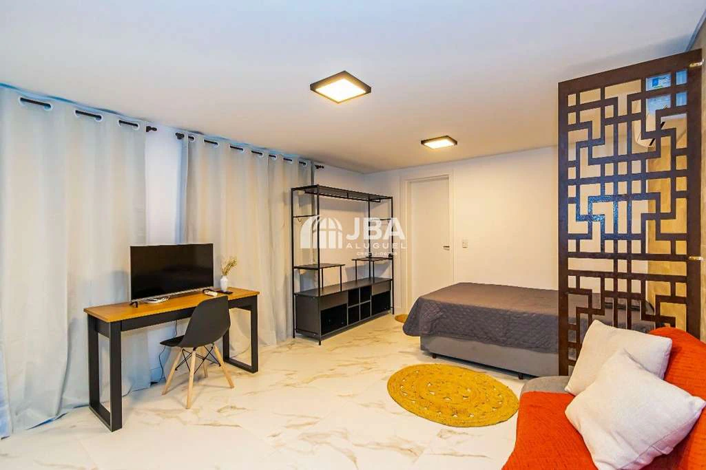 38 m² studio with open-plan kitchen and gas stove — photo 3