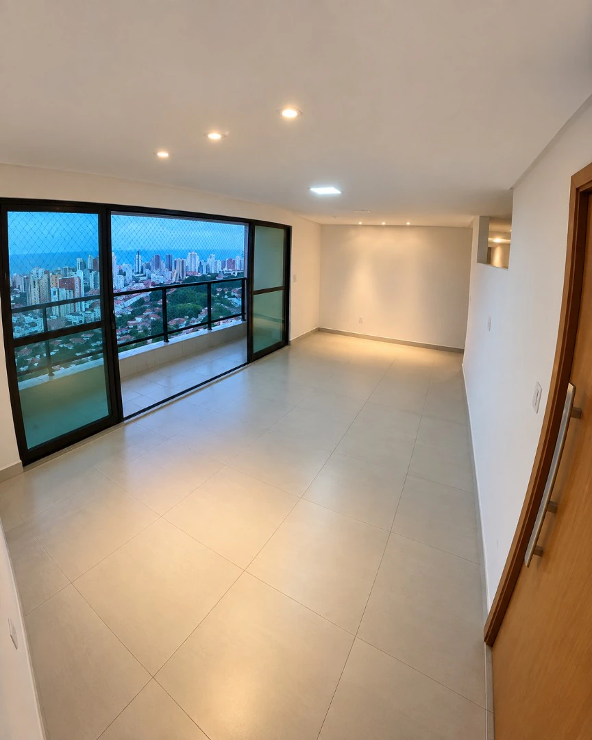 3-bedroom apartment with a water view in João Pessoa