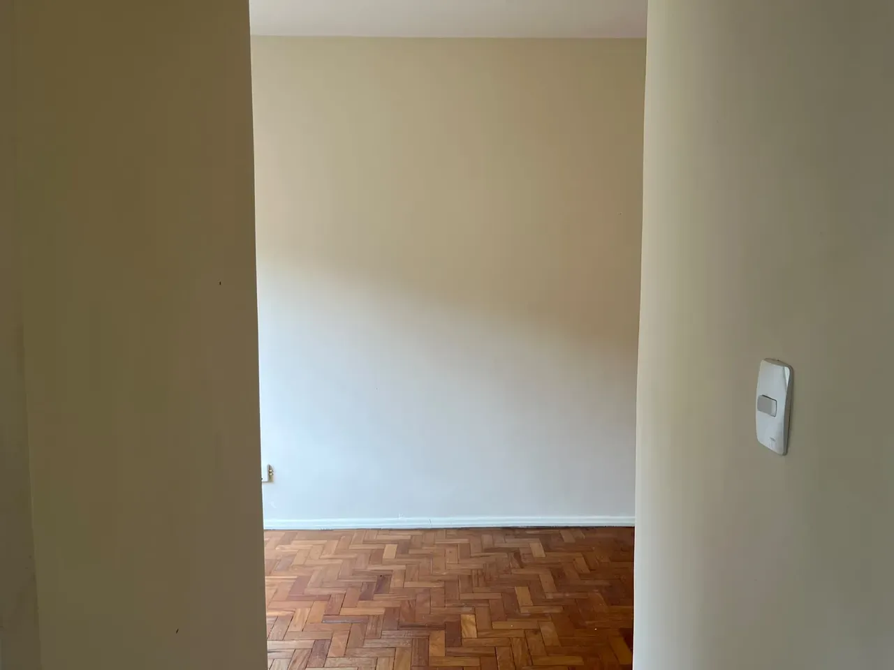 One-bedroom apartment with wood or laminate floors