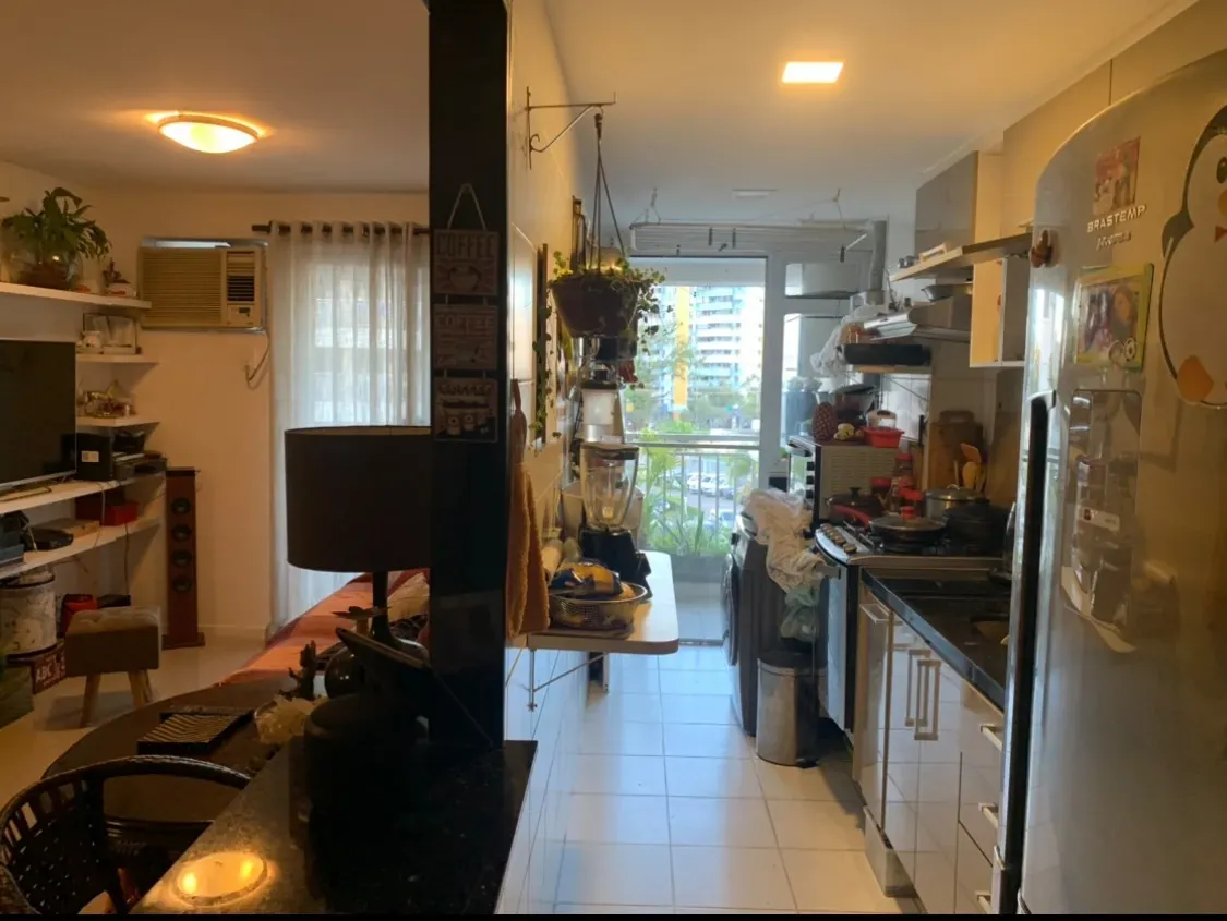 Furnished apartment, 74 m², with a glass-enclosed balcony