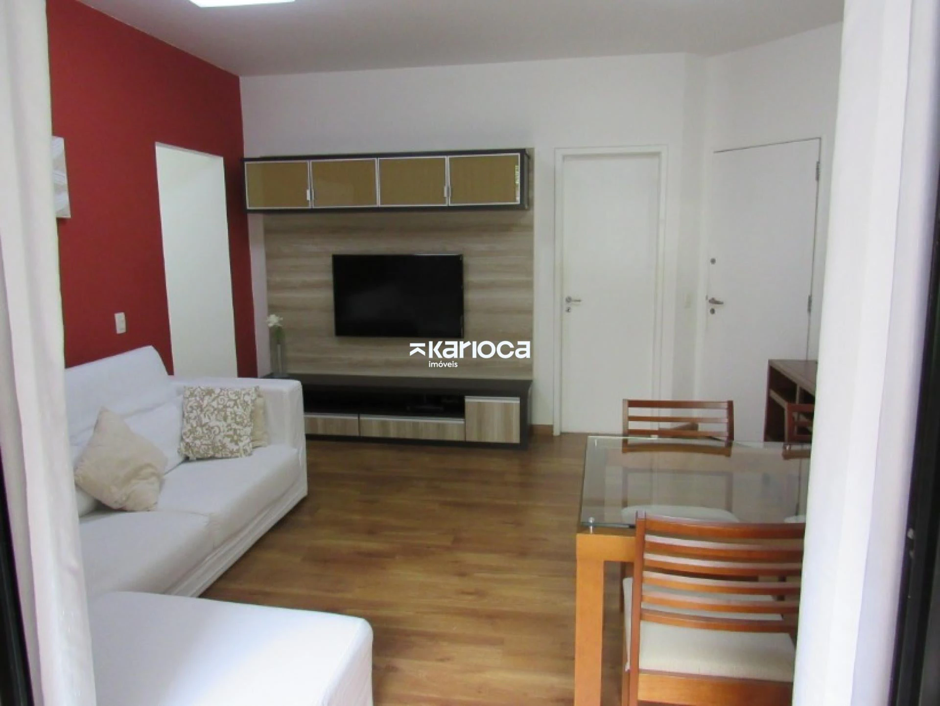 Furnished apartment, 90 m², with a dryer