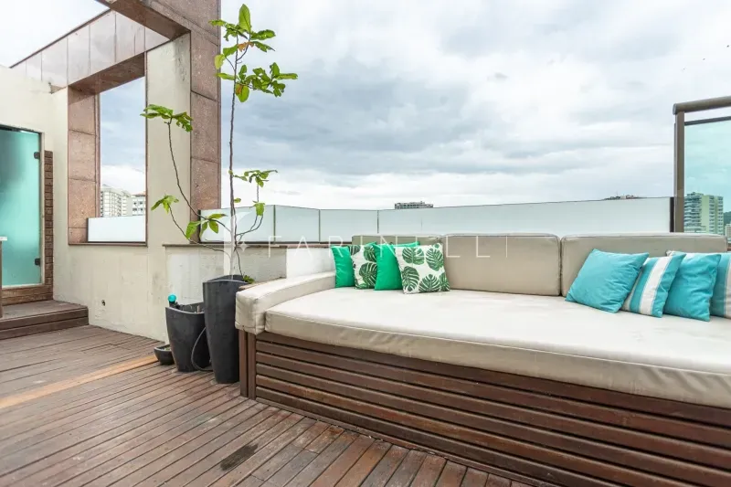 Cobertura mobiliada com deck, piscina e 163 m² — photo 18