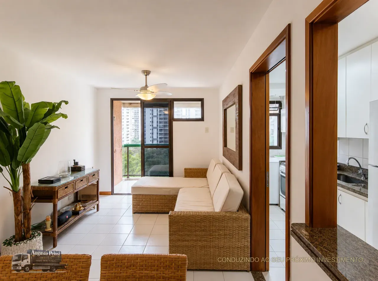 Furnished 66 m² apartment with 2 bedrooms and 2 bathrooms — photo 10