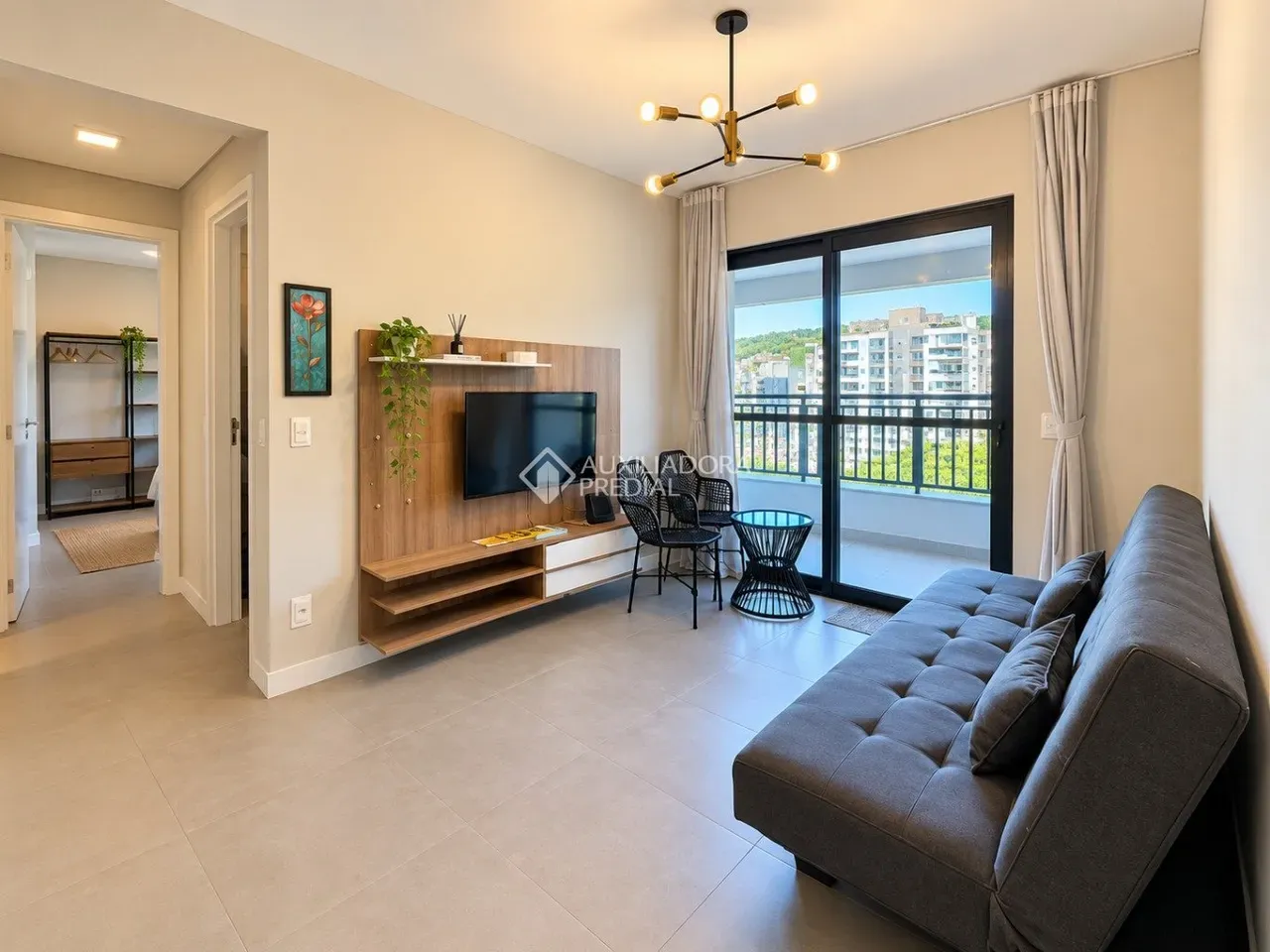 Furnished 2-bedroom apartment with balcony and grill — photo 23