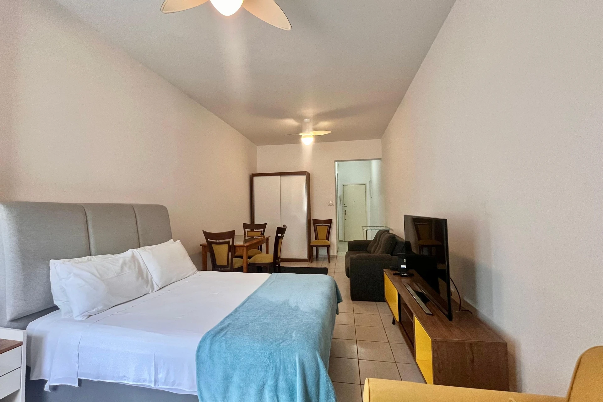 Furnished 1-bedroom apartment with a compact kitchen — photo 3