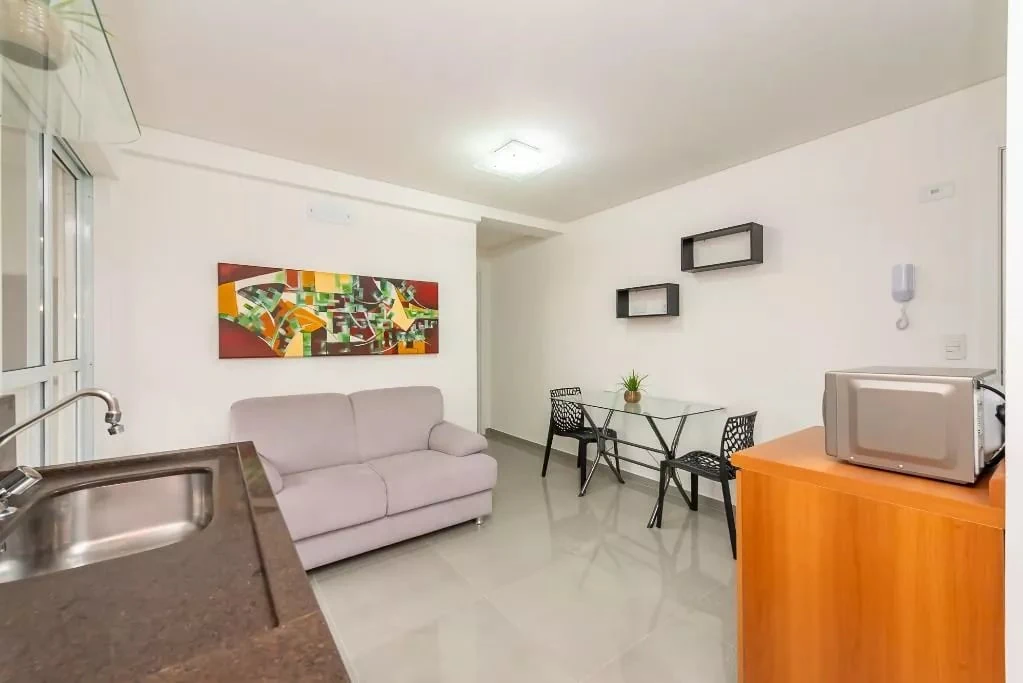 72 m² apartment with an open-plan kitchen and 1 bedroom