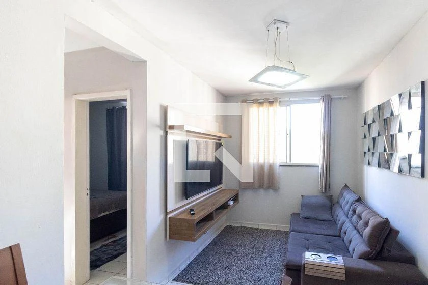 Apartamento mobiliado de 55 m² com 2 quartos e vaga