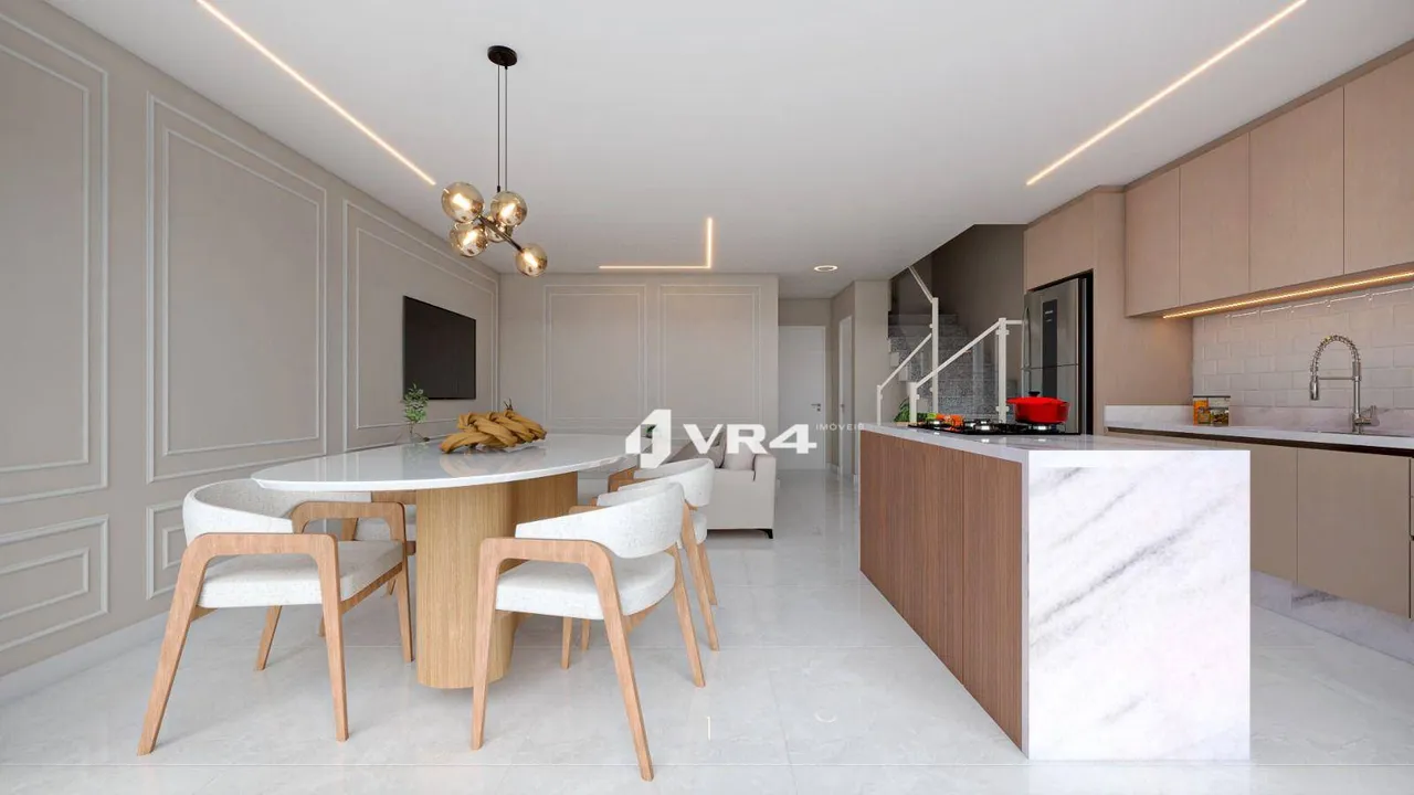 Furnished house with 3 en-suite bedrooms and open-plan kitchen