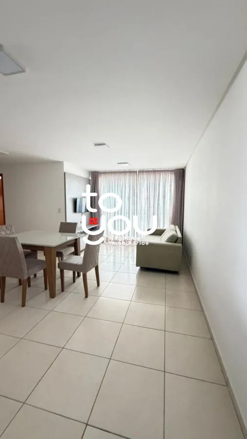 Apartamento amueblado de 80 m² con balcón y parrilla