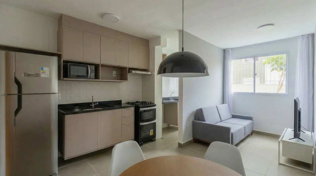 Furnished apartment, 66 m², with a private BBQ