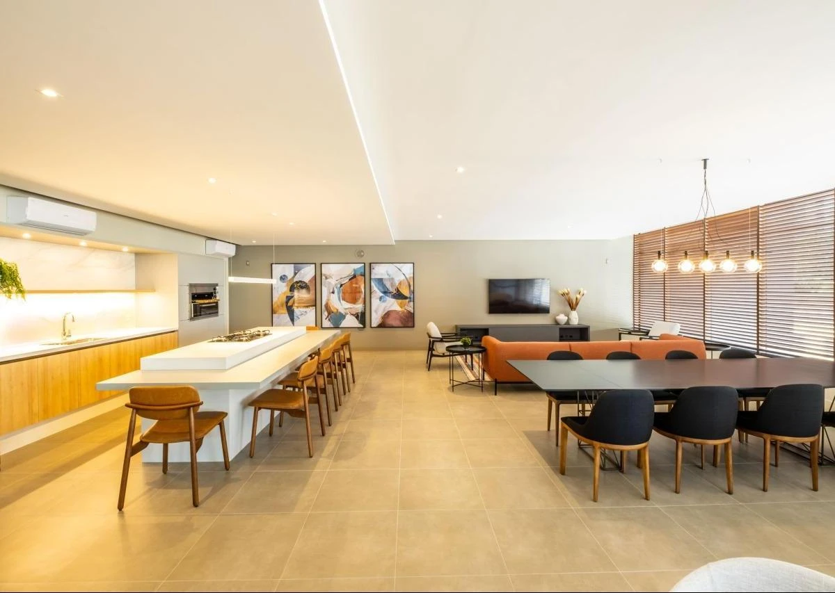 74 m² apartment with a grill on the balcony and a water view — photo 30