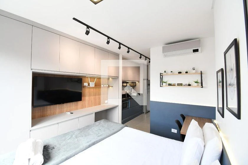 25 m² apartment with a home office and a washing machine — photo 6