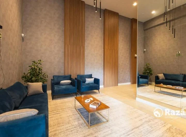 Apartamento de 58,55 m² com fogão a gás e sacada fechada — photo 2