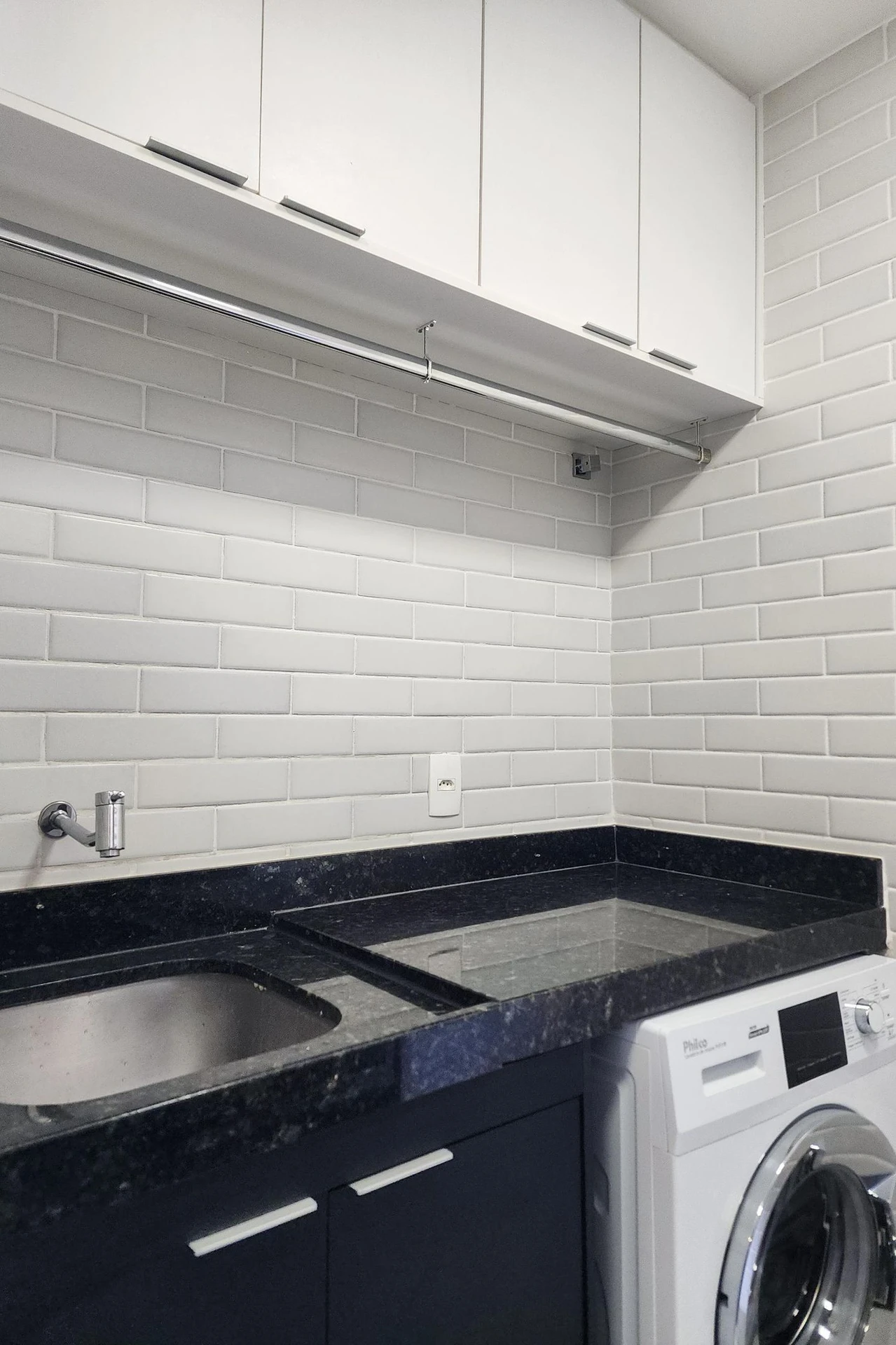 Furnished apartment, 31 m², with a washing machine — photo 26