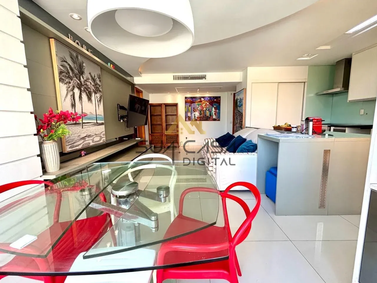 Furnished apartment with 2 bedrooms and open-plan kitchen — photo 9