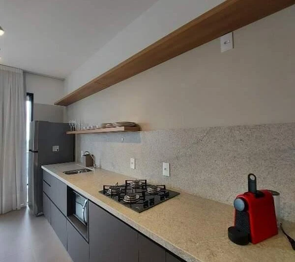 Apartamento de 1 quarto com cozinha integrada e 1 vaga — photo 2