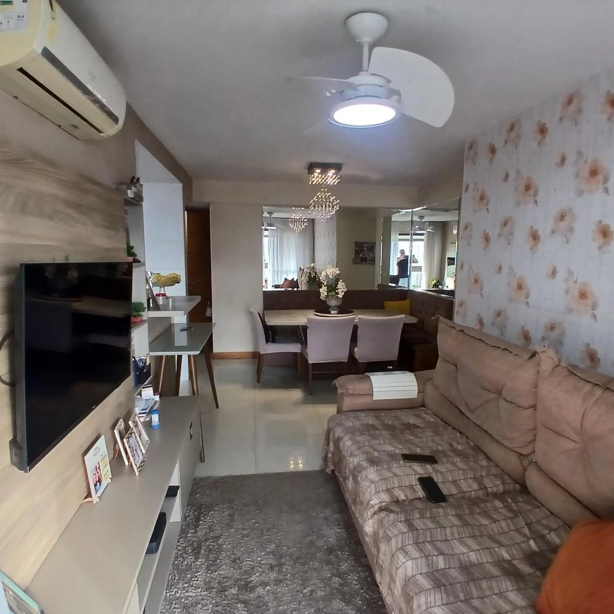 Mountain view in a 3-bedroom apartment, 83 m² — photo 6