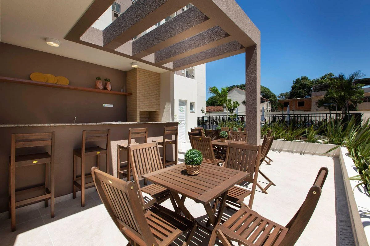 2-bedroom apartment with open-plan gas kitchen