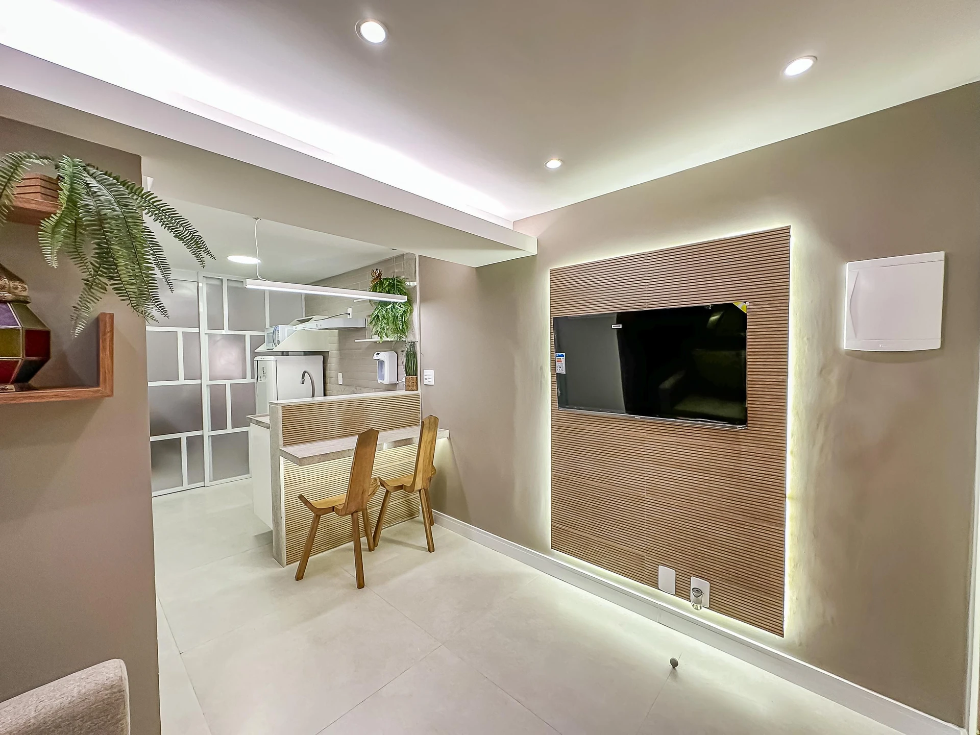 Меблированная квартира с 1 спальней и кухней open-plan — photo 27