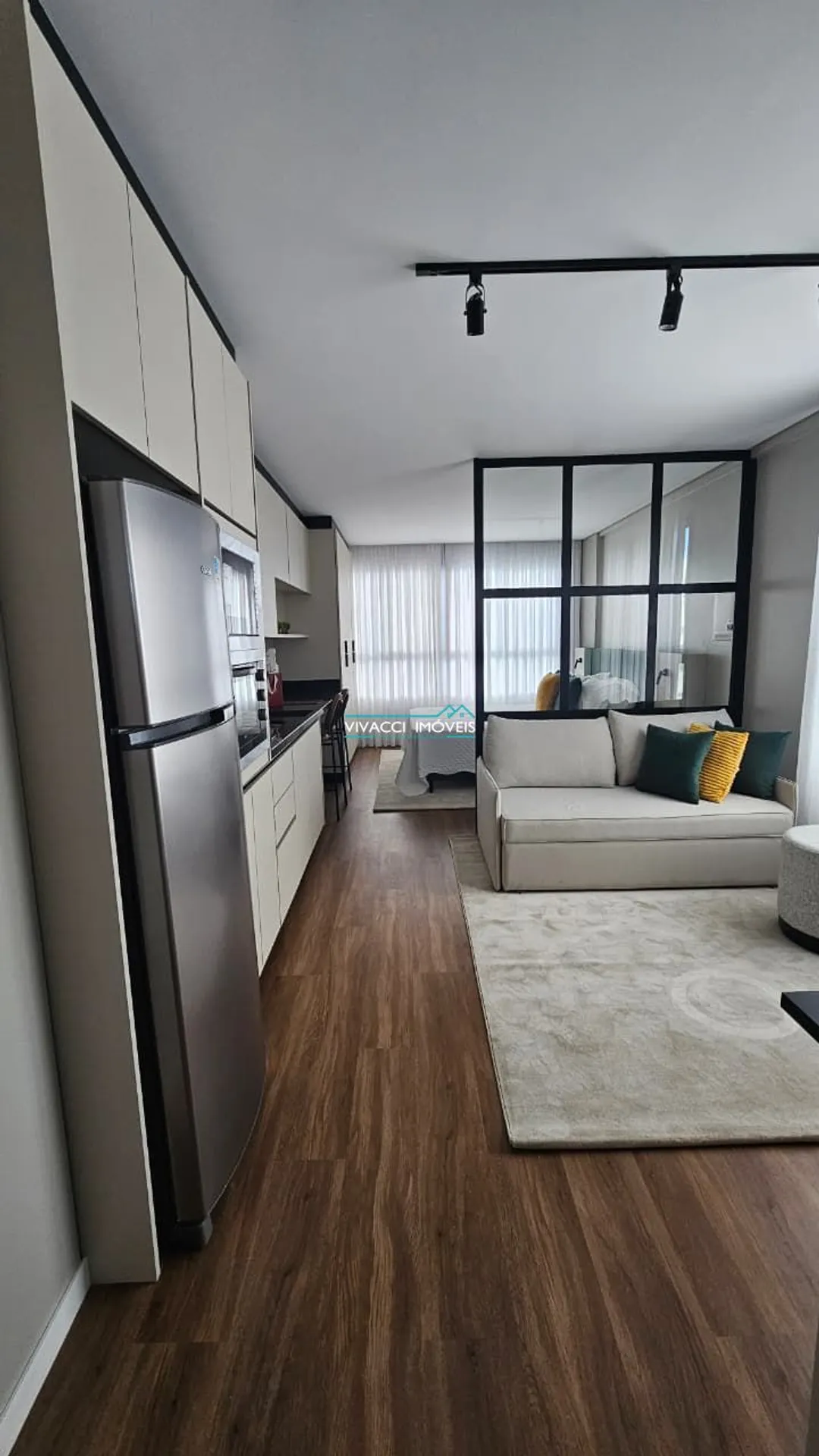 Loft de 34 m² sin amueblar con cocina abierta — photo 4