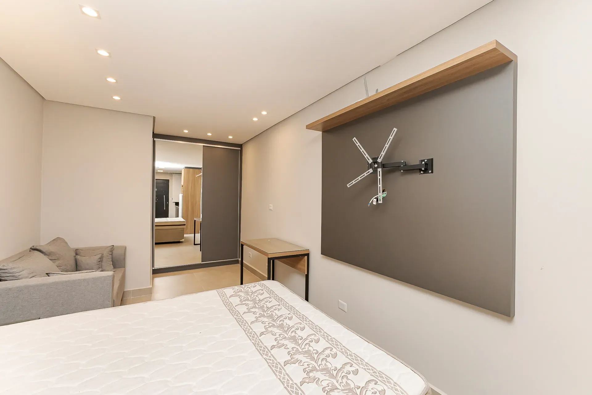 Furnished studio, 24 m², with a washing machine