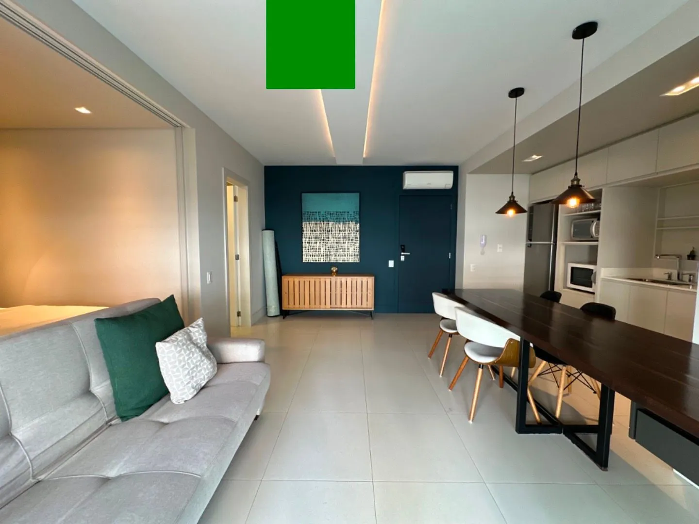 Estudio amueblado con 1 dormitorio y balcón acristalado — photo 22