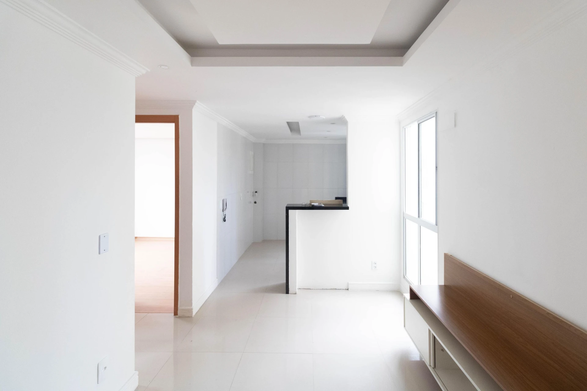 Walk-in closet in a 2-bedroom apartment, 43 m² — photo 33