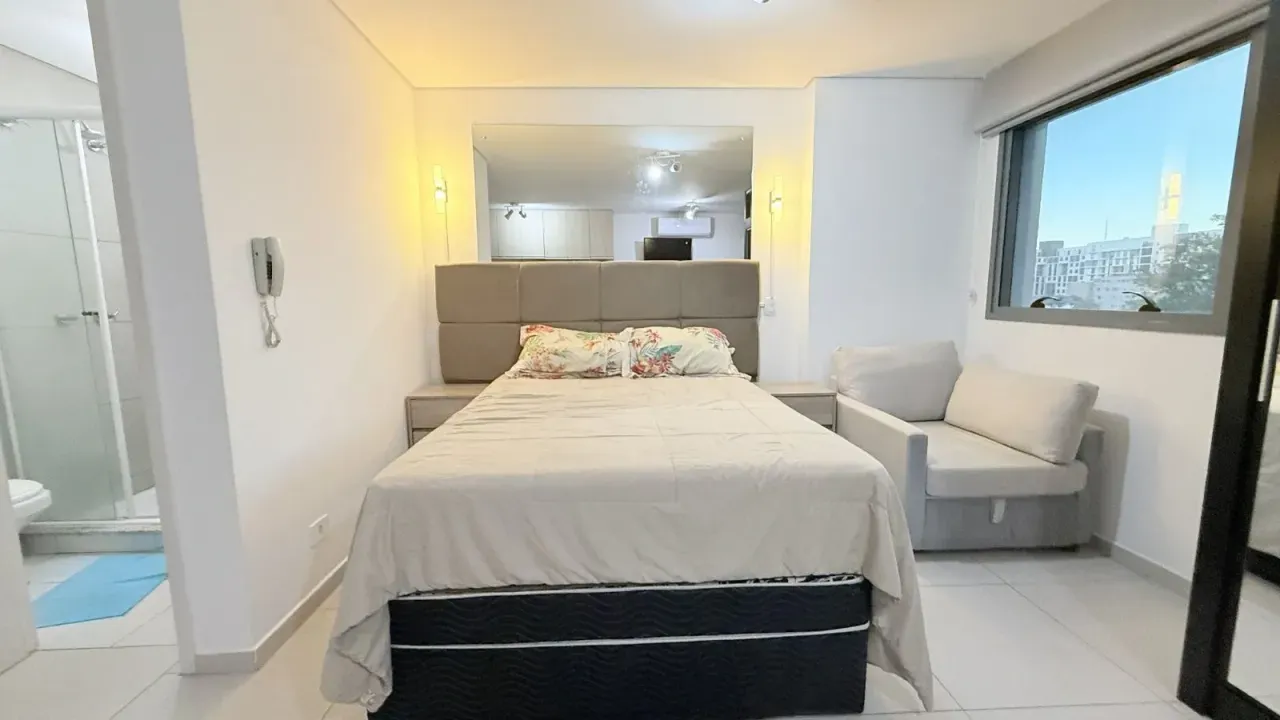 1 quarto e lareira: apartamento de 29 m² — photo 12