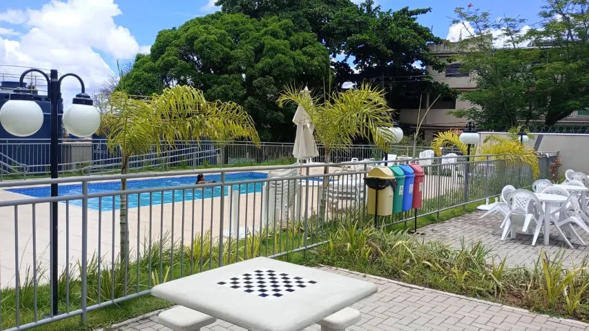2-bedroom apartment in a building with a pool — photo 3