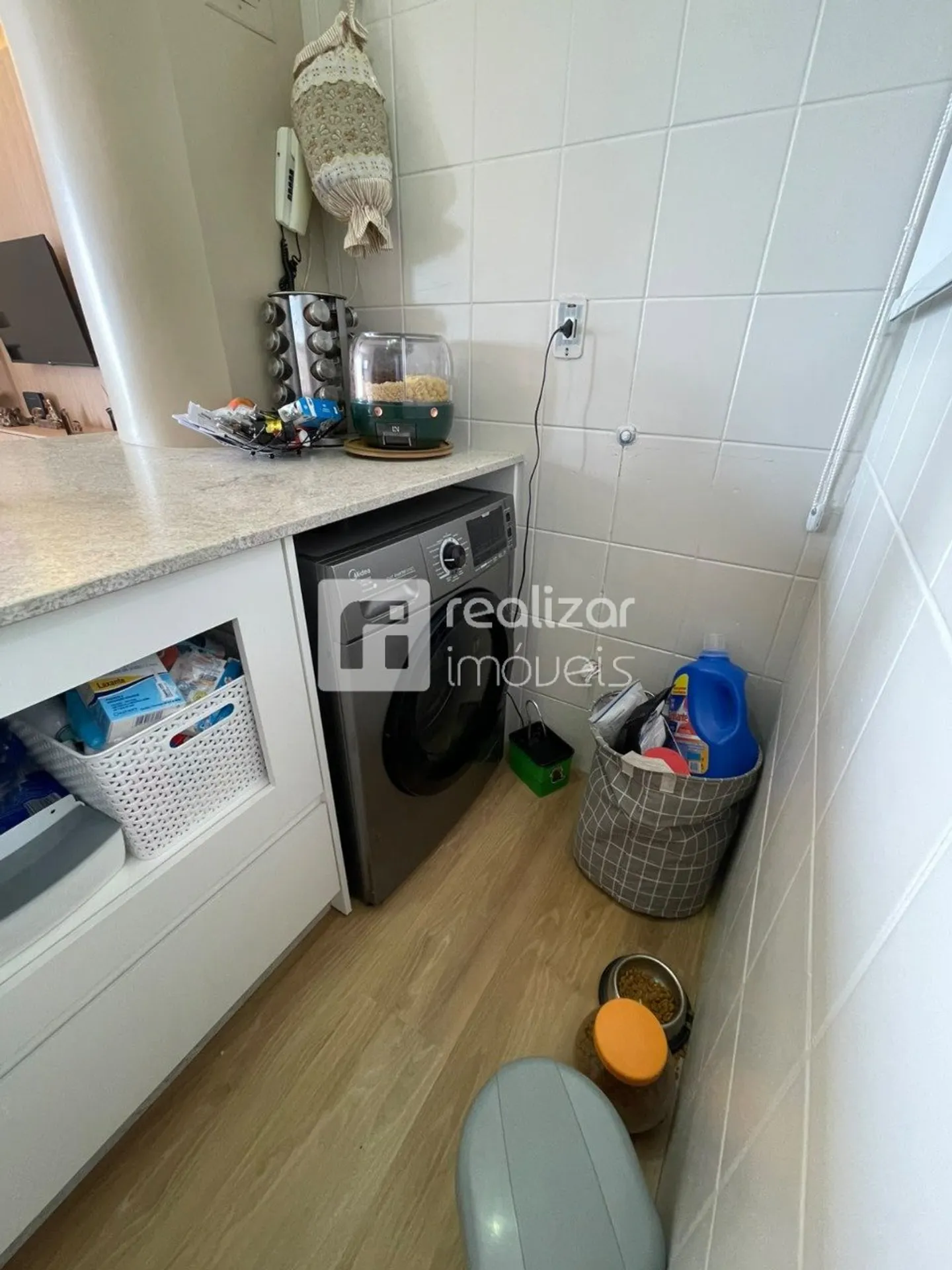 Washing machine in a 2-bedroom apartment, 52 m² — photo 13