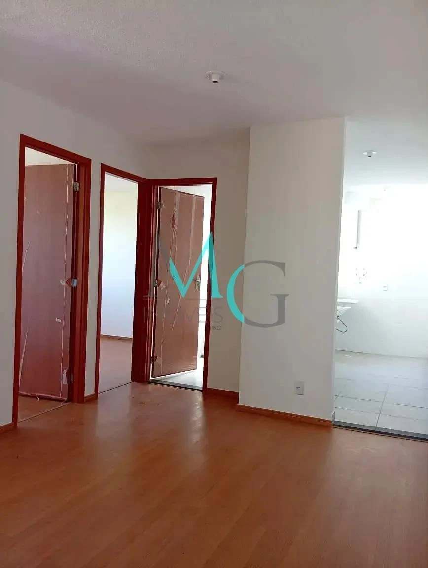 Apartamento de 42 m² com 2 quartos e 1 vaga