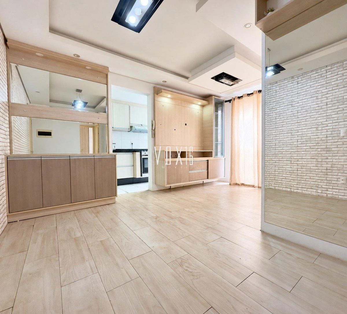 Home office in a 2-bedroom apartment, 56 m²